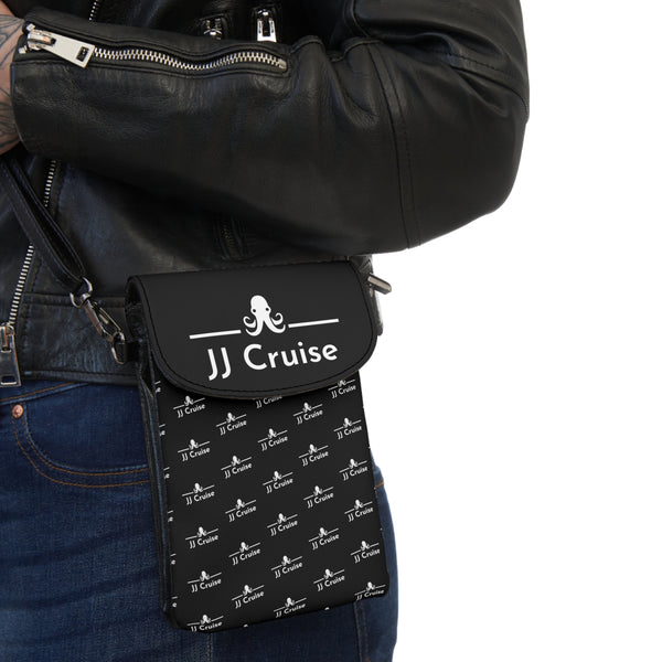JJ Cruise Branded Small Cell Phone Wallet (Black)
