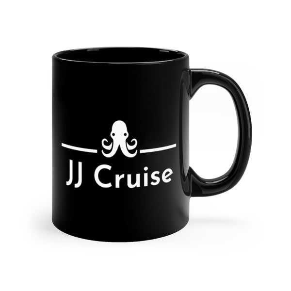 JJ Cruise Branded Black Mug 11oz