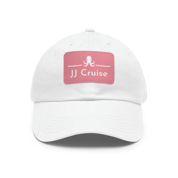 JJ Cruise Brand Dad Hat with Leather Patch