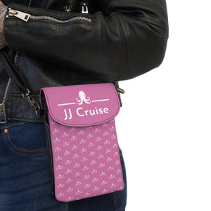 JJ Cruise Branded Small Cell Phone Wallet (Pink)