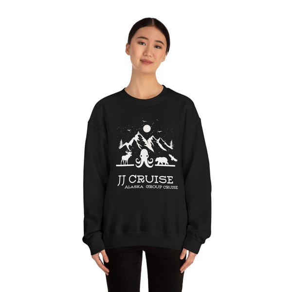 JJ Cruise Alaska Group Cruise Heavy Blend™ Crewneck Sweatshirt (Unisex)