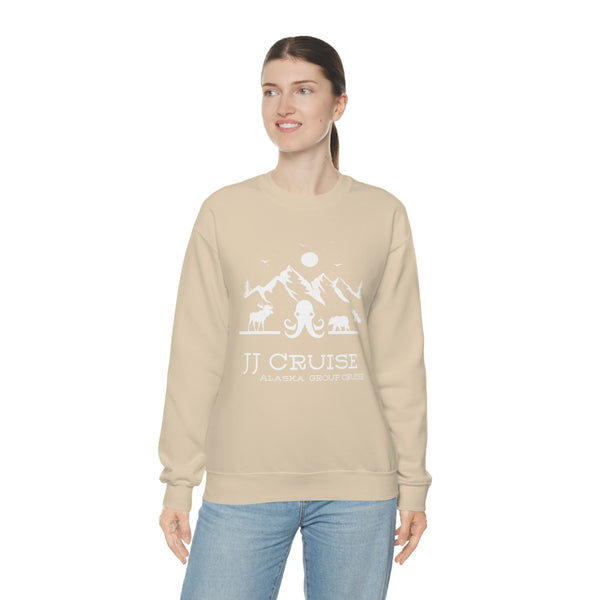 JJ Cruise Alaska Group Cruise Heavy Blend™ Crewneck Sweatshirt (Unisex)