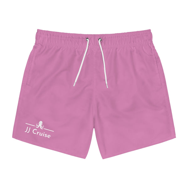 JJ Cruise Branded Swim Trunks (Retro Pink)