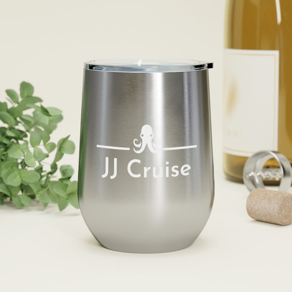 JJ Cruise Branded 12oz Insulated Wine Tumbler