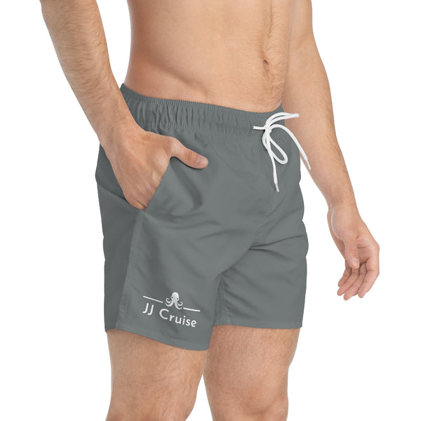 JJ Cruise Branded Swim Trunks (Charcoal)